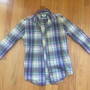 Colorful button down shirt